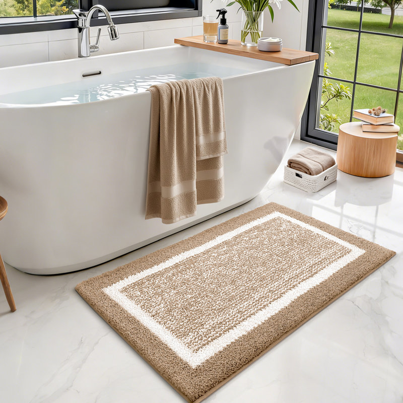 Ayleigh Bath Rug, Single - 30" L x 20" W, Khaki