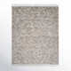 Talon Geometric Hand-Knotted Wool Area Rug in Gray/Brown