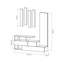 Campden Hall Tree 137cm Wide with Bench and Shoe Storage-25437452