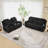 Sizemore 2 Piece Reclining Corduroy With Storage Cup Holder And Bluetooth Speaker Led Light Living Room Set-121723483