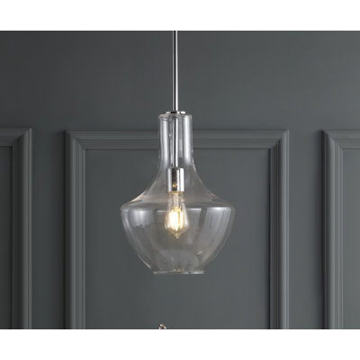 Luminaire suspendu en forme de larme à 1 lumière Raymonde
