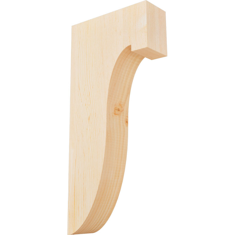 Del Monte Corbel, H 22 po x l 3,5 po x P 10 po, Sapin de Douglas, Lisse