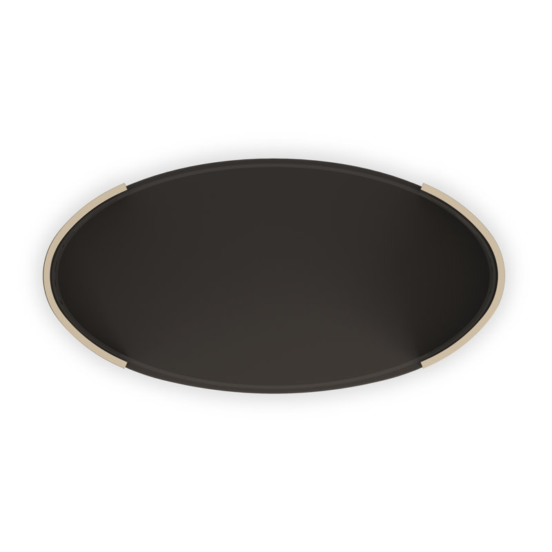 Love Oval Cocktail Table - Oracle, Black
