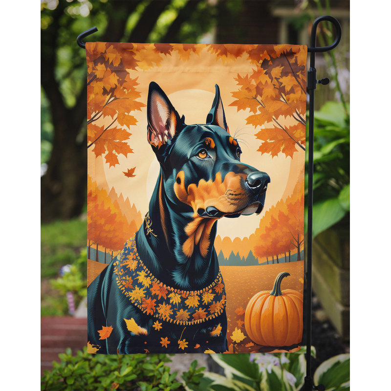 Drapeau de jardin Doberman Pinscher