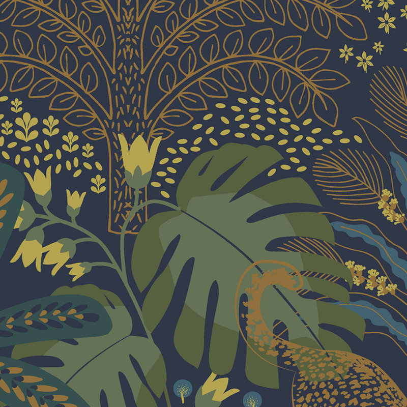 Envy Savannah Fauna Removable Wallpaper, Fauna