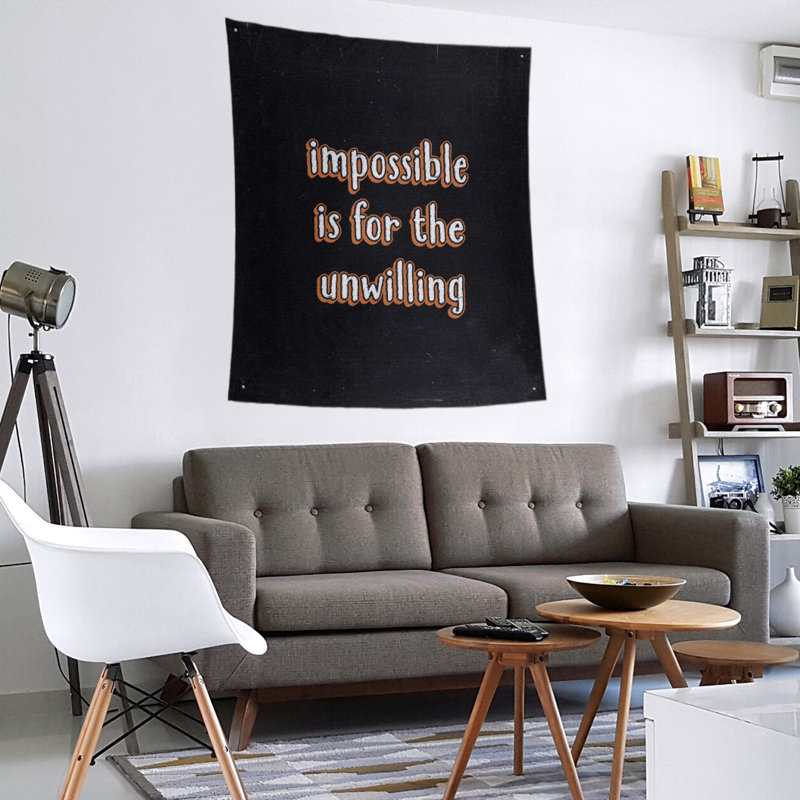 Polyester Tapestry, 104" H x 88" W, Orange