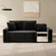 Canapé modulaire rembourré de 79,3 pouces avec accoudoirs de rangement et console centrale Modern-1353135875