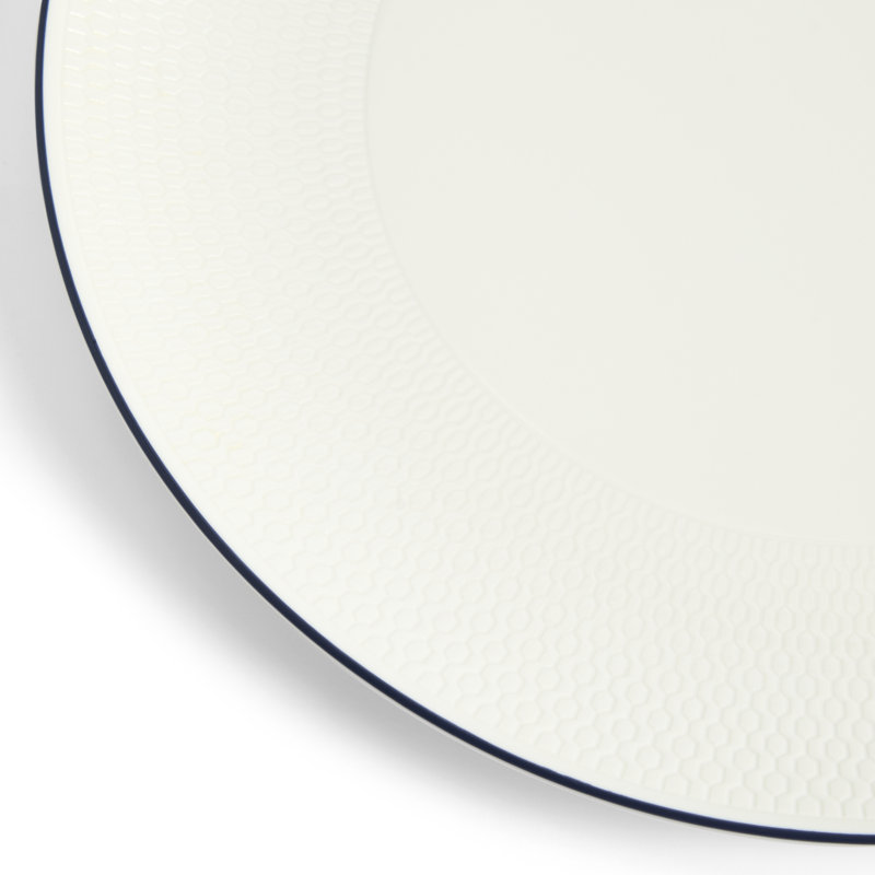 Gio Blue 11.1in Plate Blue Line