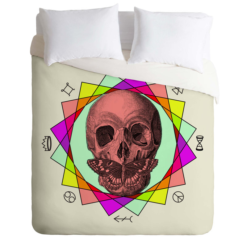 Wesley Bird Polyester Duvet Cover, Queen Duvet Cover + 2 Standard Shams