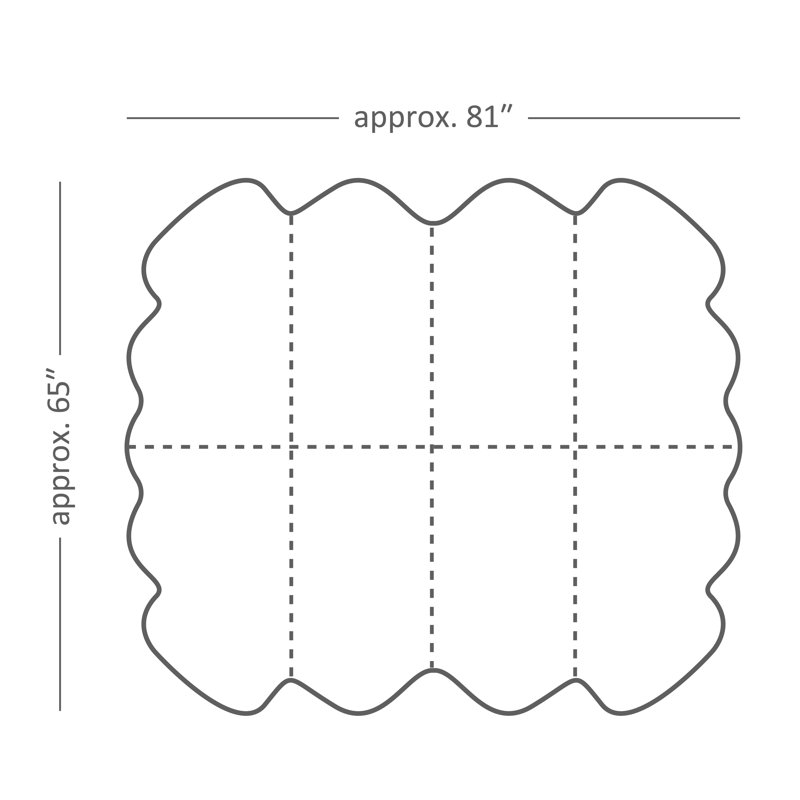 Tapis indigo bleu Fieldman, Nouveauté 5 pi 6 po x 7 pi