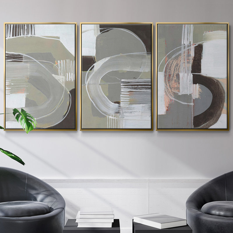 Arching Neutrals I 3 pièces, Or, H 40 po x l 78 po