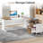Ottovile 63'' W Executive Desk with File Cabinet for Home Office-226441043