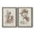 Toile avec cadre gris