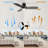 Gwan 44'' Flush Mount Ceiling Fan with Light-581862005