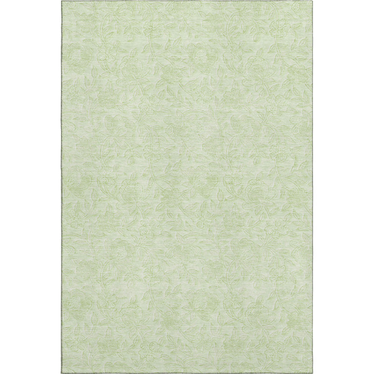 Premium Machine Washable Prisco Aloe Rug