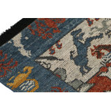 Burano Handmade Kilim Wool Animal Print Area Rug