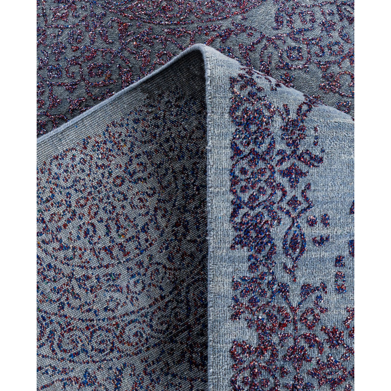 Overdyed One-of-a-Kind 9' 0" X 12' 4" Hand Knotted Area Rug
