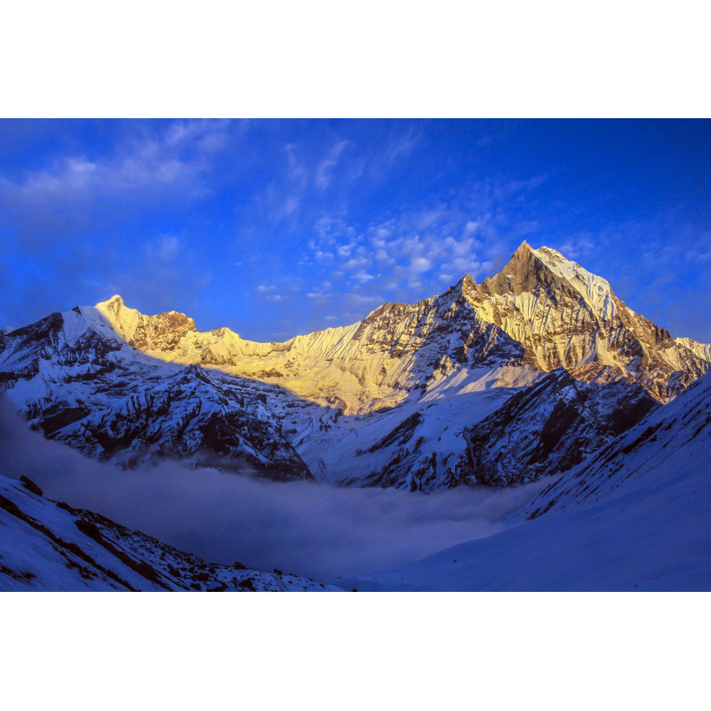 Machhapuchhare Base Camp, Nepal by JoSchoe - Wrapped Canvas Print, 30cm H x 46cm W x 3.8cm D