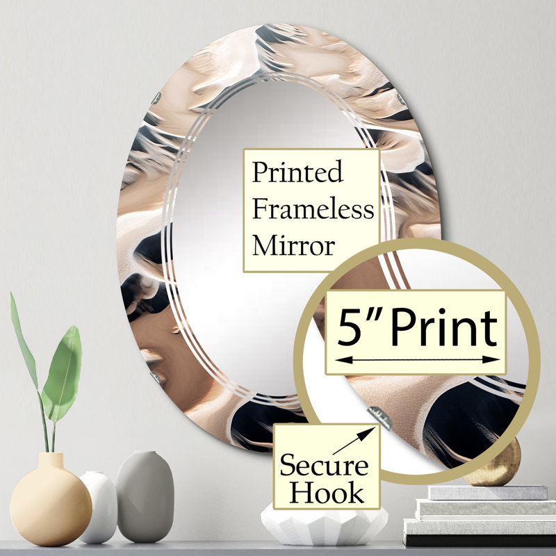 Miroir mural Anzu, 30 po x 20 po