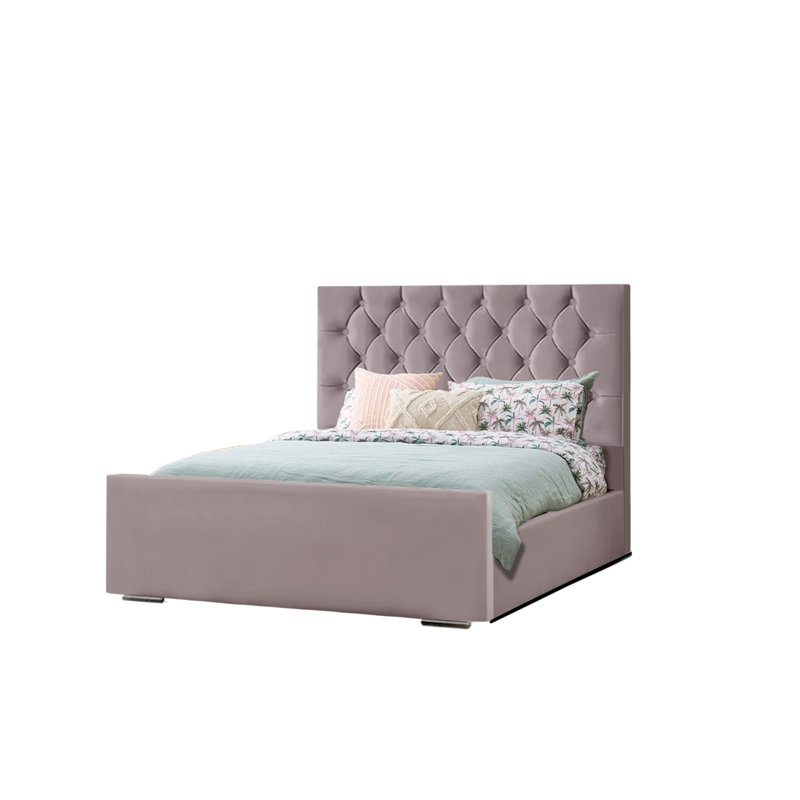 Theirry Upholstered Bed, Super King (6'), Marine