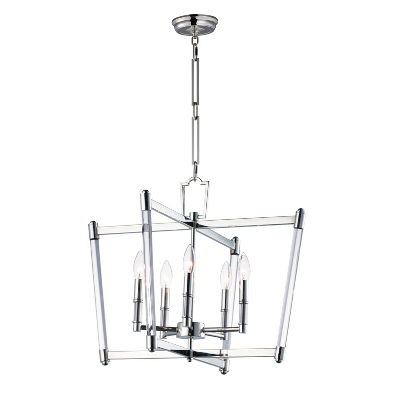 Kellie 5 - Light Dimmable Geometric Chandelier