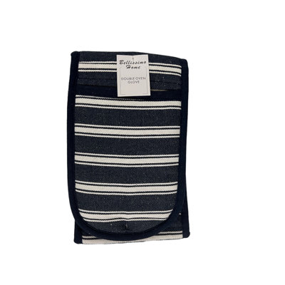 Metro Lane Adaysia Striped Cotton Oven Mitt