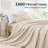 6 Pieces Bamboo Cooling Bed Sheets Set - 16" Deep Pockets-99332304-99332303
