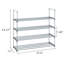 32-Pair Iron Stackable Shoe Rack-1180980996