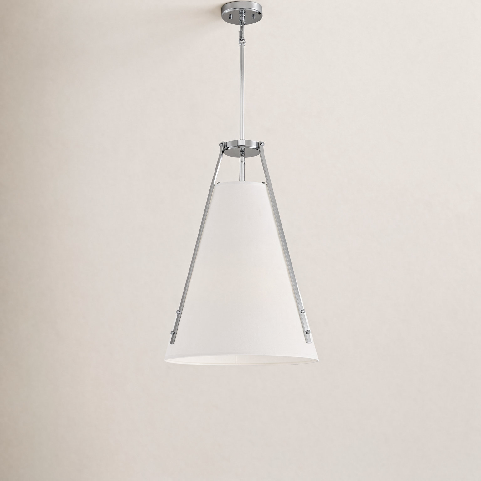 Gretel 4 Light Dimmable Pendant, Polished Nickel