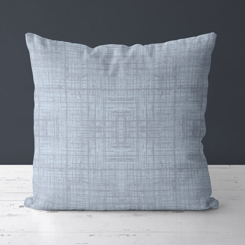 Housse de coussin carré et insert, Bleu ciel