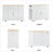 White Fluted Rolling Kitchen Island With Power Outlet, Trash Can Storage, Drawers, And Open Side Racks For 10 Gallon Bin | Gift Idea