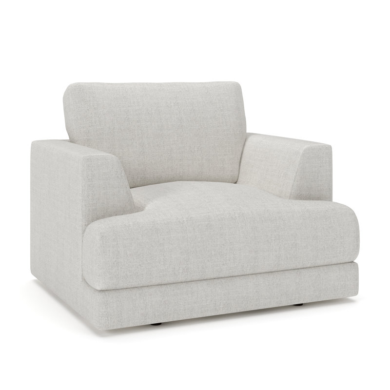 Fauteuil d'appoint Laguna, Chenille texturée Monique Oyster