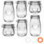 Nicola Spring - Heart Glass Storage Jars - 3 Sizes - Clear Seal