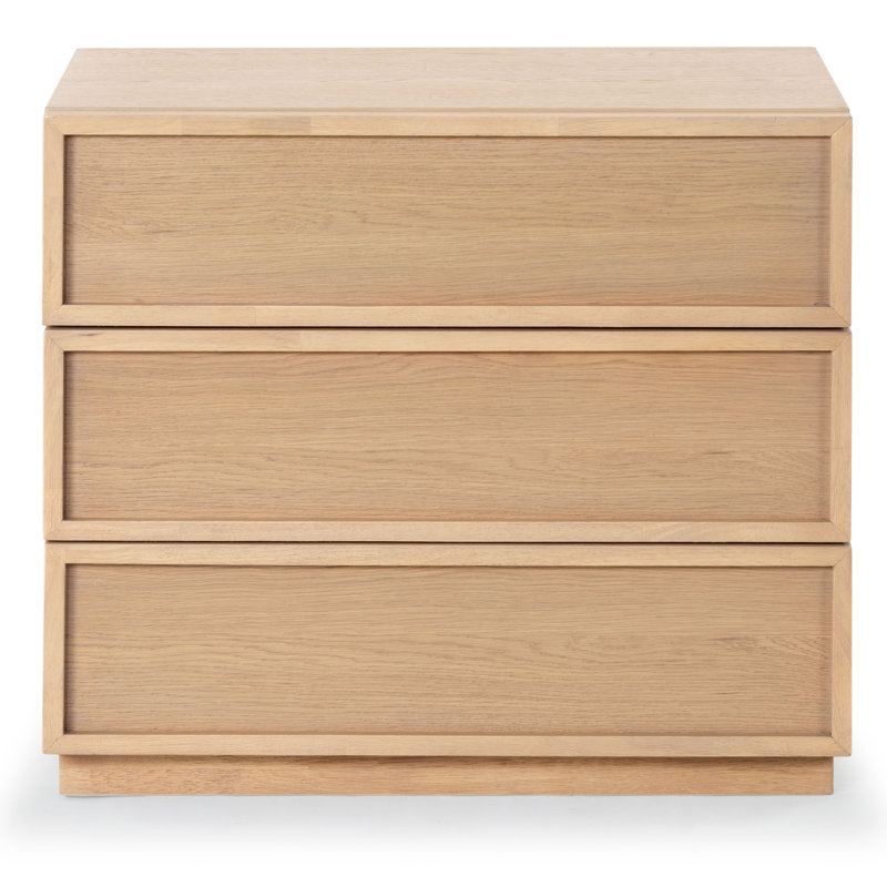 Commode 3 tiroirs Hudson, Naturel
