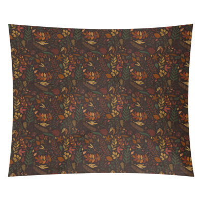 Tapisserie de noël d’automne en polyester fêtes