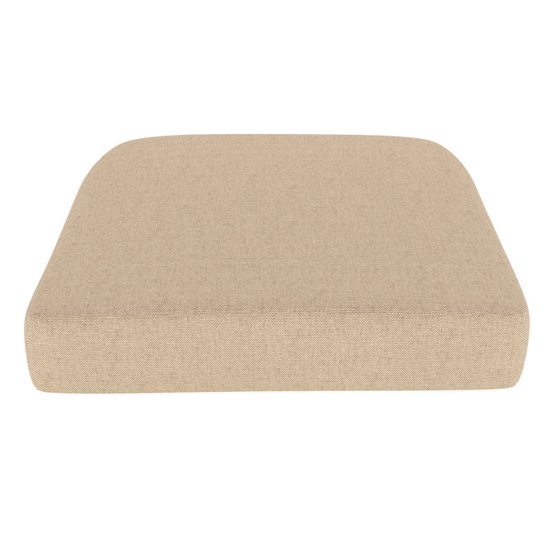 Dining ChairSeat Pad Replacement Cushion – 19L x 19W x 2.5D, Antique Beige Sunbrella® Canvas