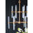 12 - Light Dimmable Tiered Chandelier