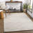 Becker Geometric Hand-Woven Wool Ivory/Charcoal/Off-White/Black Area Rug-2091112037