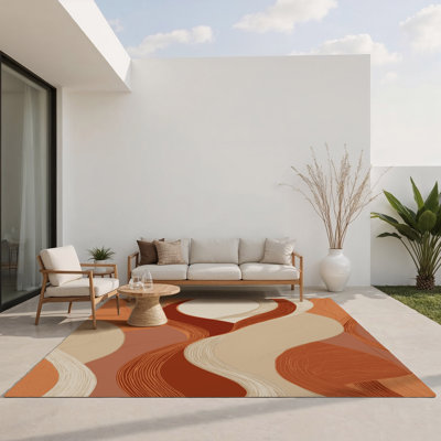 Lunar Mirage Indoor And Outdoor Area Rug