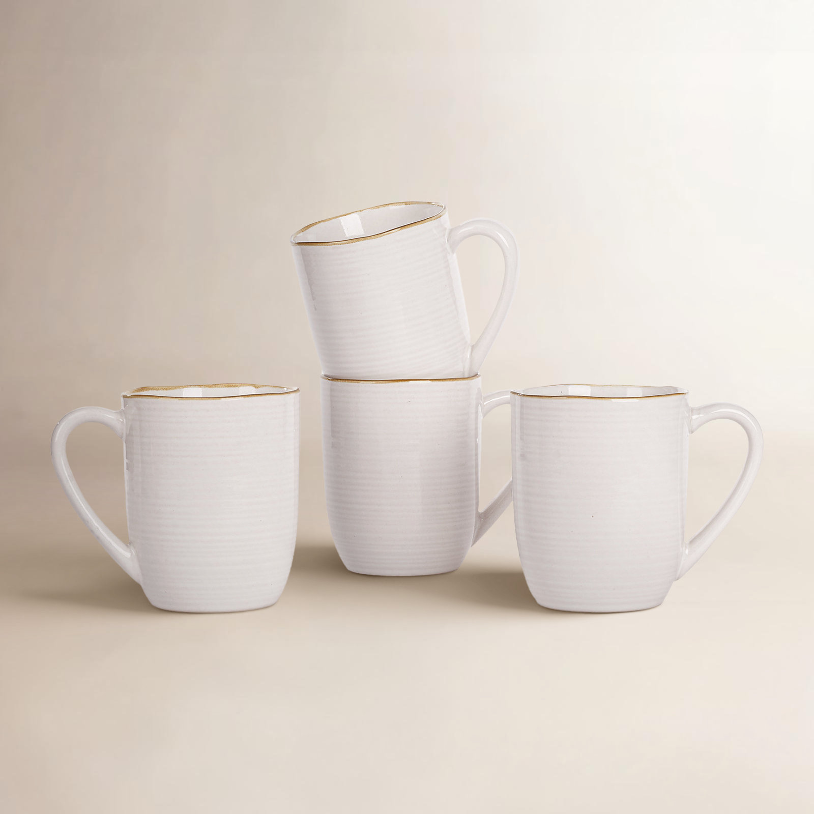 Fellows Stoneware Mug, Antique White