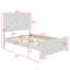 Base de lit en bois massif-108781760