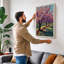 Flowering Tree Grove Botanical - Wrapped Canvas-2138231488-2138231513