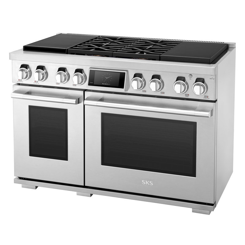 48" Dual-Fuel Professional Range with Sous Vide and Induction