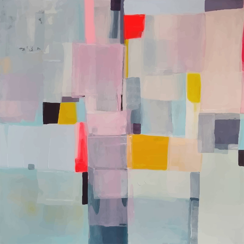 Painting On Canvas - Wrapped Canvas Painting, 51cm H x 51cm W x 3.8cm D