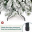 Arbre de Noël artificiel enneigé-277740772