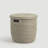 Black Medina Flat Lid Seagrass Basket - Small-122398736-122398737