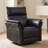  Faux Leather Electric Adjustable 270 ° Rotate Upholstered Lounge Chair Recliner-156147351