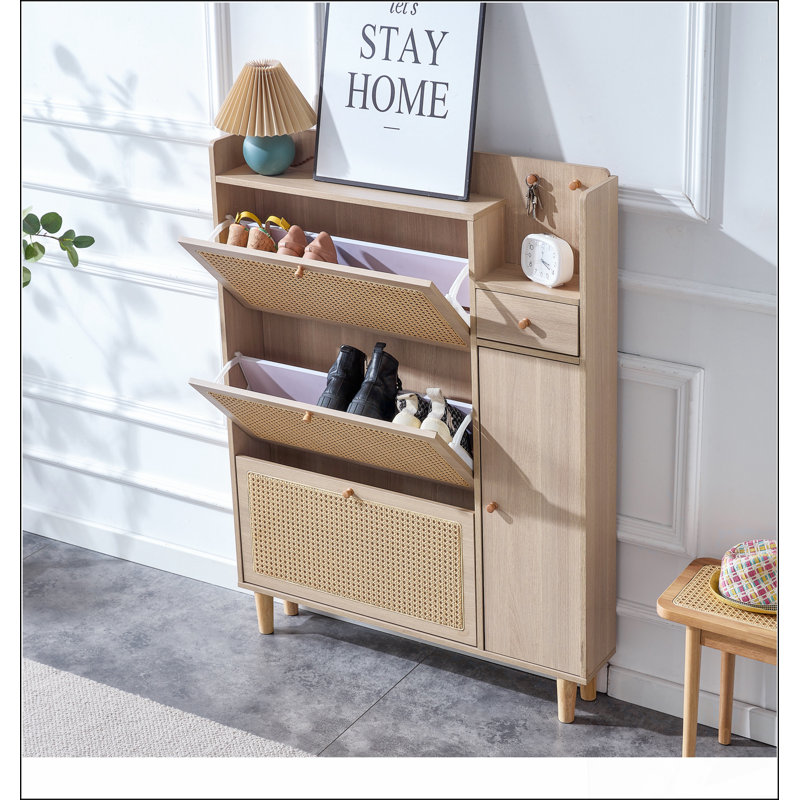 Vitrine à deux portes avec 3 tablettes, rangement durable et élégant pour la décoration de la maison et du bureau