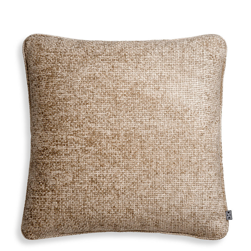Housse et insert de coussin décoratif en mélange de viscose Lyssa, H 19,69 po x l 19,69 po