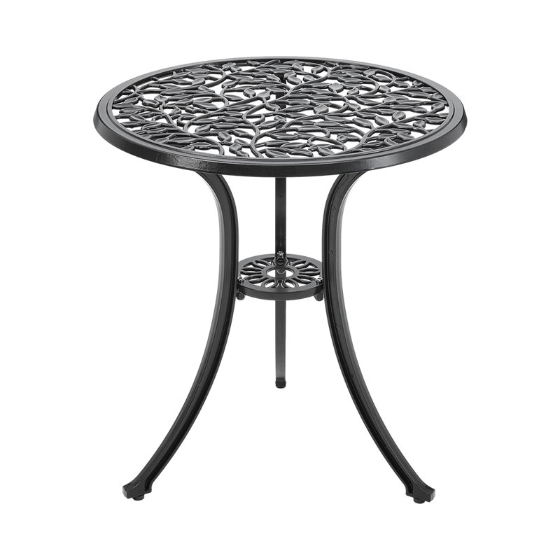 Kerley 2 - Person Patio Dining Set with Round Table , Cushions Included